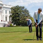 barack obama golf